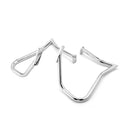 Chrome SaddleBag Rear Engine Guard Crash Bar Fits 2005 - 2017 Harley Davidson Softail Deluxe FLSTN - Mofun - 90202012