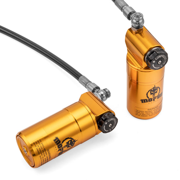 Remote Reservoir Rear Suspension Shocks, Rear Piggyback Shocks for 2014 - 2024 Harley Davidson Touring Models - Mofun - 90105033