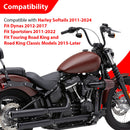 14" Pre - wired Horn Style Ape Bar Handlebar for Harley Softails/Dynas/Sportsters & Touring Road King - Mofun - 90101654
