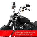 14" Pre - wired Horn Style Ape Bar Handlebar for Harley Softails/Dynas/Sportsters & Touring Road King - Mofun - 90101654