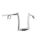 14" Pre - wired Horn Style Ape Bar Handlebar for Harley Softails/Dynas/Sportsters & Touring Road King - Mofun - 90101654