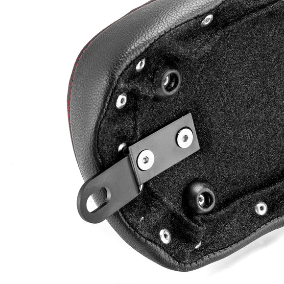 One Piece Driver & Passenger Two Up Seat Red Double Stitching for 2018 - 2024 Harley Softail Street Bob/Heritage Classic - Mofun - 90304007