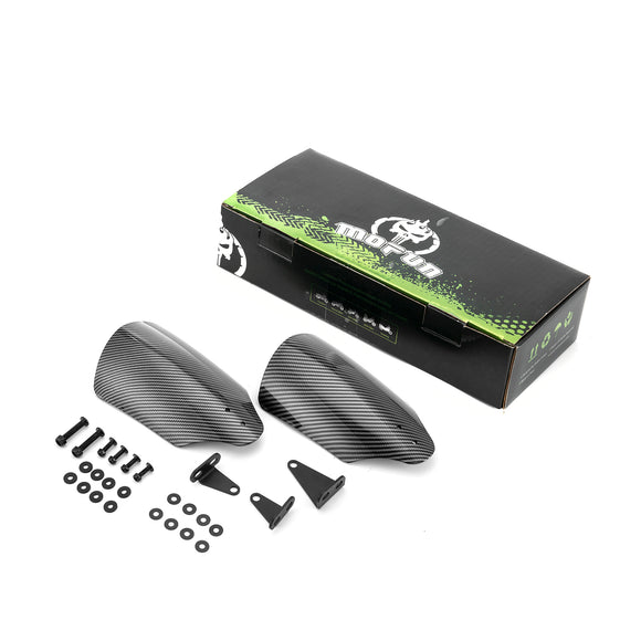 For Harley Touring Softail Dyna Sportster Steel&ABS Plastic Club Style Handlebar Handguards