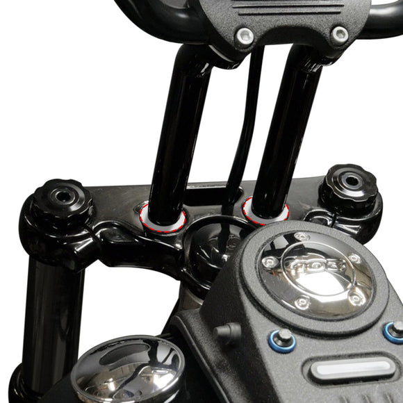 1973 - 2017 Harley Softail/Dyna/FXR CNC Solid Billet Aluminum Handlebar Riser Bushings - Mofun - 90104011