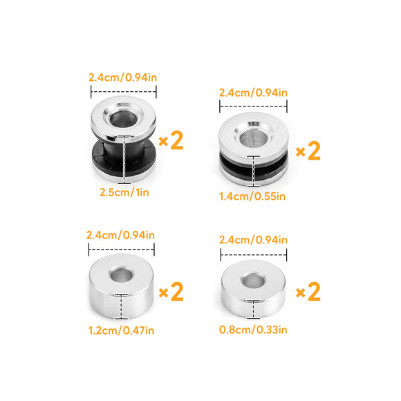 1984 - 2017 Harley Softail FLST FXST & 1994 - 2022 Harley Sportster XL883/1200 HoldFast Docking Hardware Kit - Mofun - 90303014