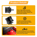 1986 - 2024 Harley Models Billet Aluminum Black Rear Fender Seat Bolt Mount Screw 1/4" - 20 Thread - Mofun - 90702001