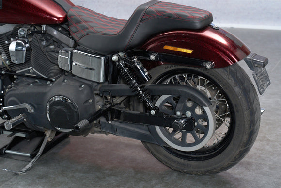 1991 - 2017 Harley Dyna & 1988 - 2022 Harley Sportster Models 12" Remote Reservoir Piggyback Rear Shocks - Mofun - 90105035