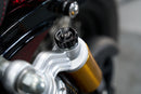 1991 - 2017 Harley Dyna & 1988 - 2022 Harley Sportster Models 12" Remote Reservoir Piggyback Rear Shocks - Mofun - 90105035