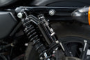 1991 - 2017 Harley Dyna & 1988 - 2022 Harley Sportster Models 13.4" Remote Reservoir Piggyback Rear Shocks - Mofun - 90105037