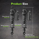 1991 - 2017 Harley Dyna & 1988 - 2022 Harley Sportster Models 13.4" Remote Reservoir Piggyback Rear Shocks - Mofun - 90105037