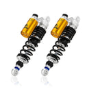 1991 - 2017 Harley Dyna & 1988 - 2022 Harley Sportster Models 13.4" Remote Reservoir Piggyback Rear Shocks - Mofun - 90105036