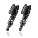 1991 - 2017 Harley Dyna & 1988 - 2022 Harley Sportster Models 13.4" Remote Reservoir Piggyback Rear Shocks - Mofun - 90105037