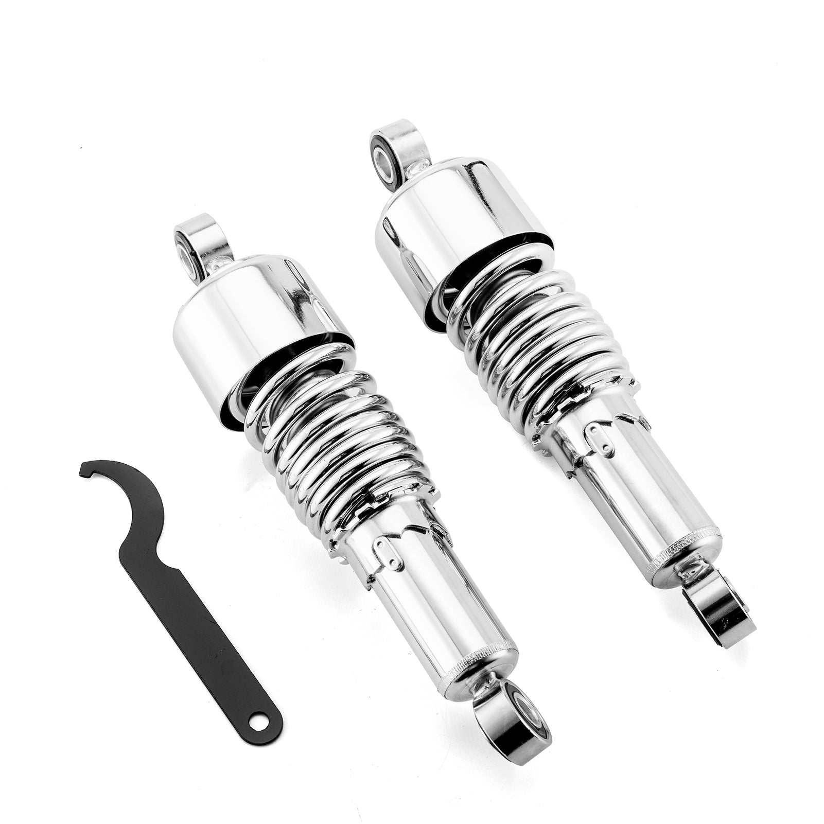 1991 - 2017 Harley Dyna Street Bob Wide Glide 10.5 in/267mm Preload Adjustable Rear Shocks Lowering Kit - Mofun - 90105029