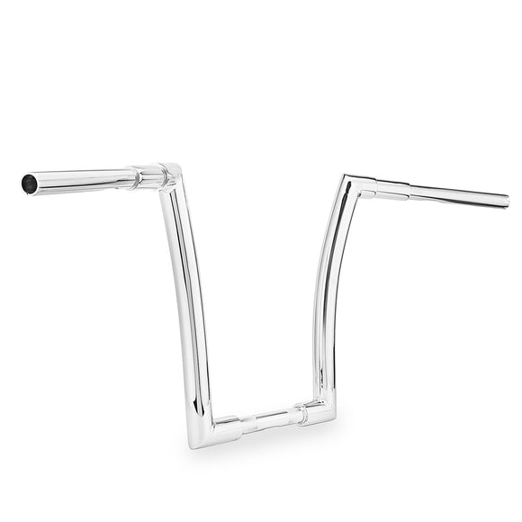 1993 - 2005 Harley Dyna Wide Glide FXDWG Chrome 12" Monkey Bagger Bar Handlebar with Non - ABS Cable Kit - Mofun - 90101171+90109225