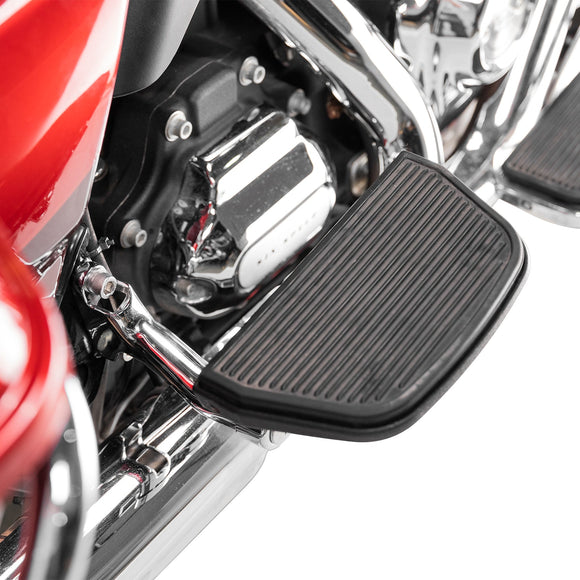 1993 - later Harley Touring Models Chrome Zinc Alloy Rear Passenger Adjustable Floorboard Mount - Mofun - 90406005