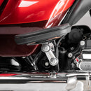 1993 - later Harley Touring Models Chrome Zinc Alloy Rear Passenger Adjustable Floorboard Mount - Mofun - 90406005