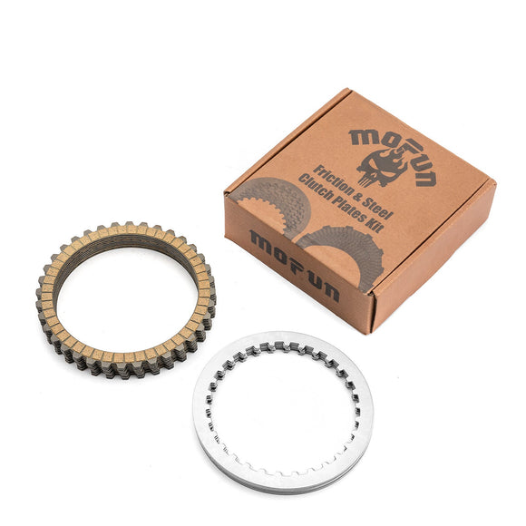 1994 - 1997 Harley Davidson Sportster XL Touring Softail Dyna & FXR Big Twin Models Clutch Steel Plate & Clutch Friction Plates Kit - Mofun - 90507008