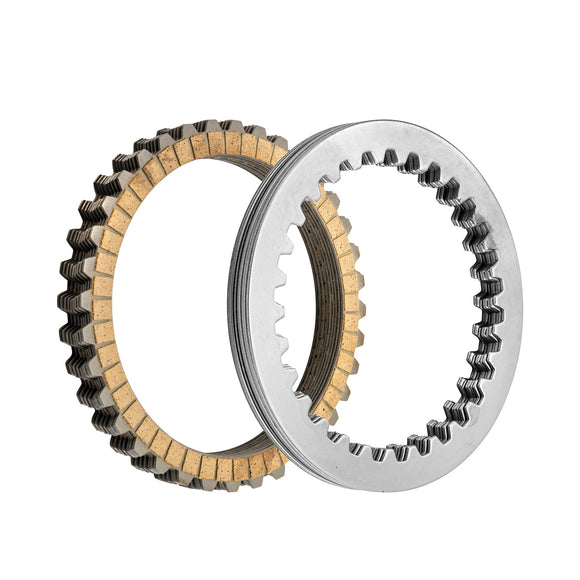 1994 - 1997 Harley Davidson Sportster XL Touring Softail Dyna & FXR Big Twin Models Clutch Steel Plate & Clutch Friction Plates Kit - Mofun - 90507008