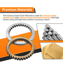 1994 - 1997 Harley Davidson Sportster XL Touring Softail Dyna & FXR Big Twin Models Clutch Steel Plate & Clutch Friction Plates Kit - Mofun - 90507008