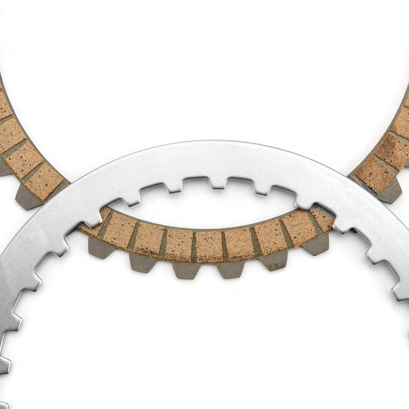 1994 - 1997 Harley Davidson Sportster XL Touring Softail Dyna & FXR Big Twin Models Clutch Steel Plate & Clutch Friction Plates Kit - Mofun - 90507008