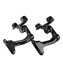 1994 - 2022 Harley Davidson Touring Road King Zinc Alloy Black Rear Passenger Adjustable Floorboard Mount - Mofun - 90406006