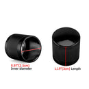 1994 - 2024 Harley Touring Softail Dyna 2Pcs Black Knurled Short Docking Hardware Covers - Mofun - 90703015