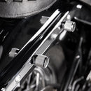 1994 - 2024 Harley Touring Softail Dyna 2Pcs Chrome Knurled Short Docking Hardware Covers - Mofun - 90703014