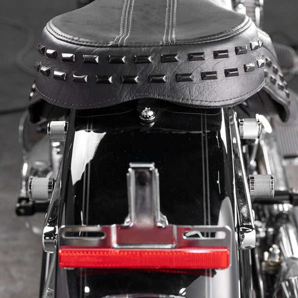 1994 - 2024 Harley Touring Softail Dyna 2Pcs Chrome Knurled Short Docking Hardware Covers - Mofun - 90703014