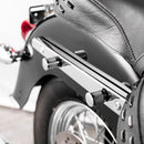 1994 - 2024 Harley Touring Softail Dyna 2Pcs Chrome Knurling of Beveled Cuts Short Docking Hardware Covers - Mofun - 90703010