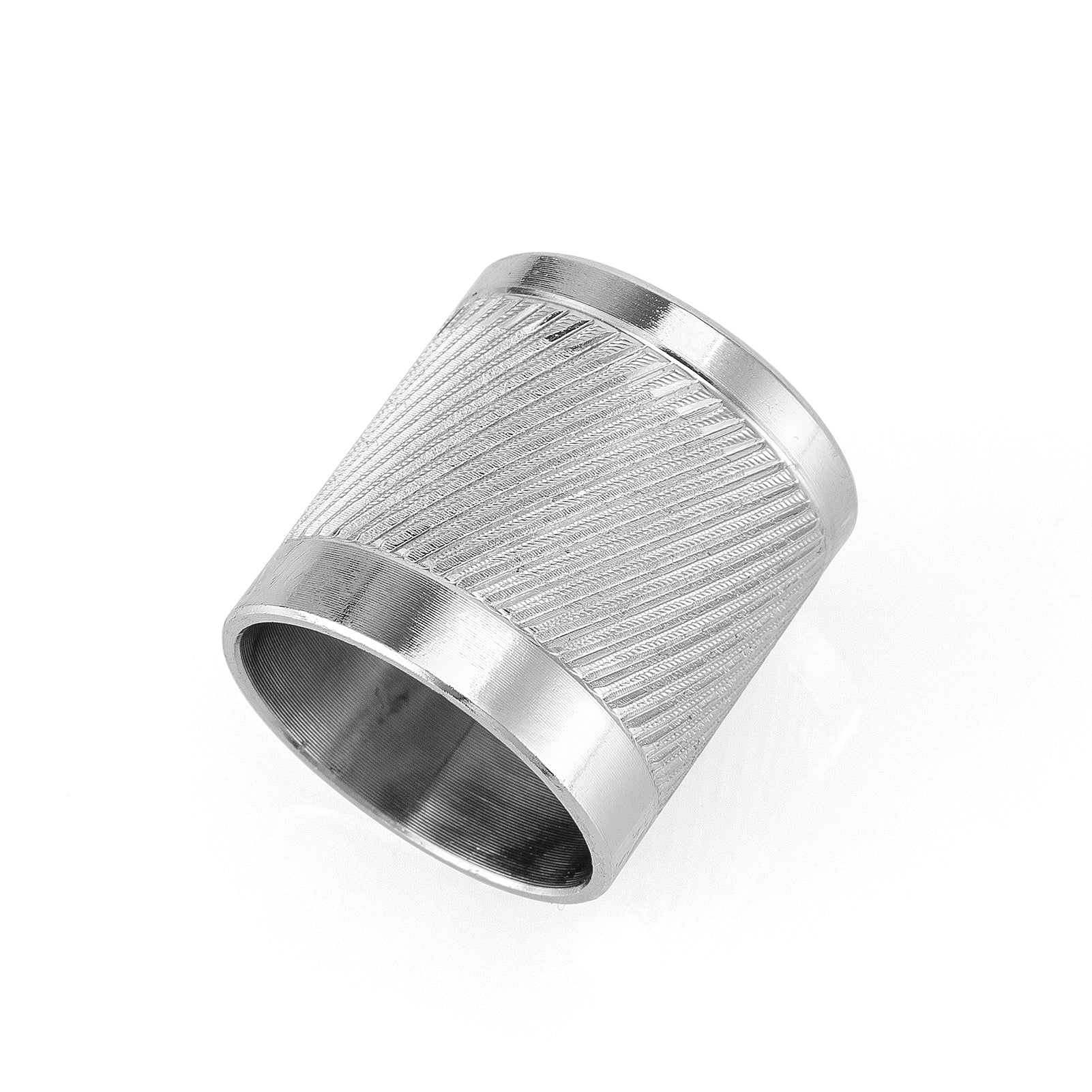 1994 - 2024 Harley Touring Softail Dyna 2Pcs Chrome Knurling of Beveled Cuts Short Docking Hardware Covers - Mofun - 90703010