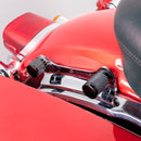 1994 - 2024 Harley Touring Steel Gloss Black Knurled Docking Hardware Covers - Mofun - 90703013