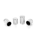 1994 - 2024 Harley Touring Steel Knurled Chrome Docking Hardware Covers - Mofun - 90703012