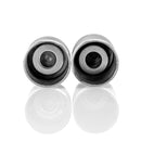 1994 - 2024 Harley Touring Steel Knurled Chrome Docking Hardware Covers - Mofun - 90703012