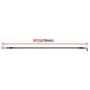 1995 - 2003 Harley Sportster Non - ABS 50" Extended Length Non - ABS Hydraulic Front Brake Line Kit for 16" - 18" Handlebar - Mofun - 90110163