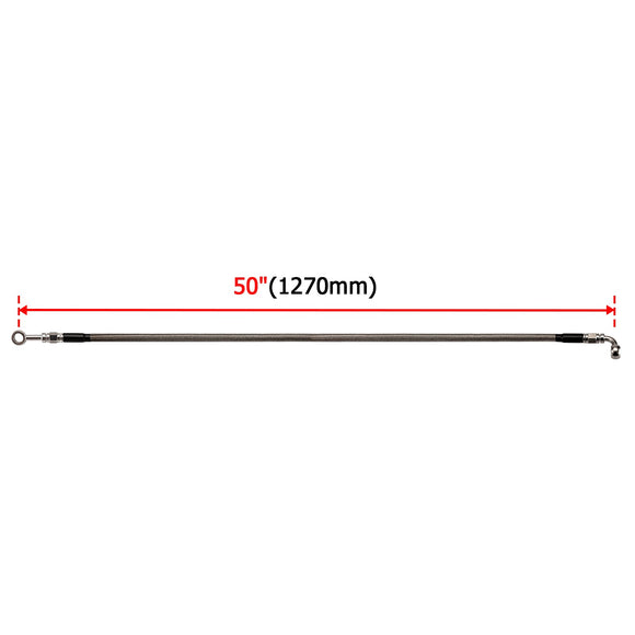 1995 - 2003 Harley Sportster Non - ABS 50" Extended Length Non - ABS Hydraulic Front Brake Line Kit for 16" - 18" Handlebar - Mofun - 90110163