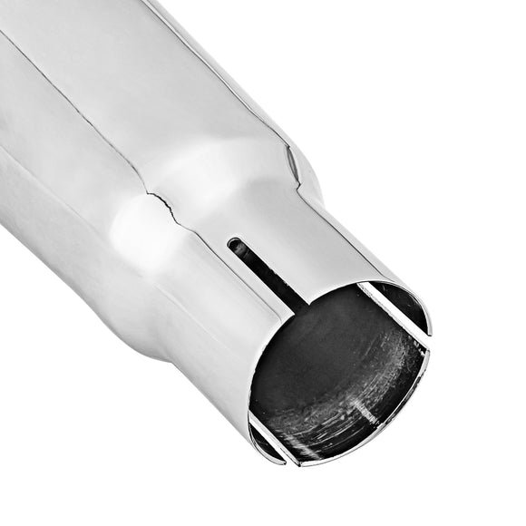 1995 - 2016 Harley Touring Chrome 4.4" Megaphone Style Slip - On Mufflers Exhaust, Exhaust Pipes - Mofun - 90501035