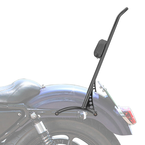 1996 - 2003 Harley Sportster XL XLH 883 1200 Passenger Backrest Sissy Bar w/ Pad - Mofun - HD127 - B