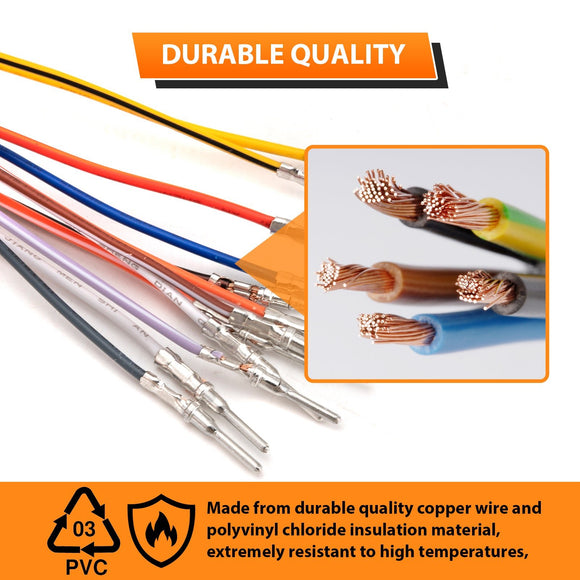 1996 - 2006 Harley Softail Dyna Sportster Plug&Play 10" 12" Handlebar Extension Wire W/ Throttle - By - Wire Extend - Mofun - 90107047