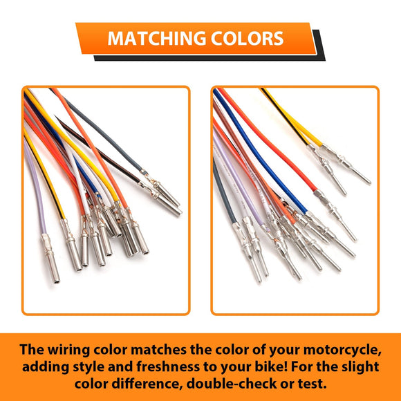 1996 - 2006 Harley Softail Dyna Sportster Plug&Play 14" - 18" Handlebar Extension Wire W/ Throttle - By - Wire Extend - Mofun - 90107048