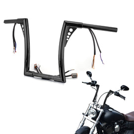 1996 - 2006 Harley Sportster Softail Dyna 12" Pre - wired Ape Bar Handlebar - Mofun - 90101702