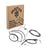 1996 - 2006 Harley Touring Road Glide/Road King Extended Length Non - ABS Hydraulic Front Brake Line, Throttle and Idle Cable and Clutch Cable Kit (for 16" - 18" Handlebar Non - ABS) - Mofun - 90109216