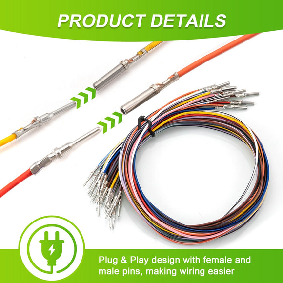 1996 - 2006 Harley Touring Road King Road Glide Plug&Play 10" 12" Handlebar Extension Wire W/ Throttle - By - Wire Extend - Mofun - 90107049