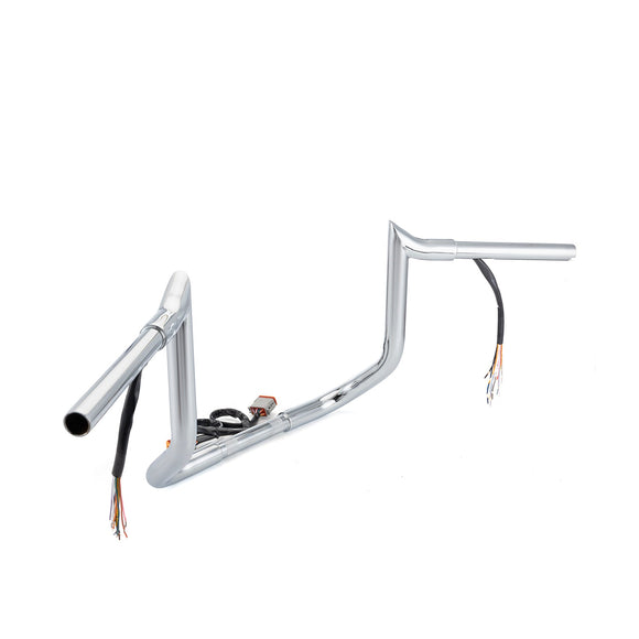 1996 - 2006 Harley Touring with Batwing Fairing Models 10" Pre - wired Bagger Ape Bar - Sharp Handlebar - Mofun - 90101711