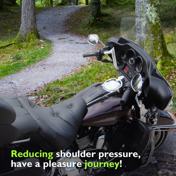 1996 - 2006 Harley Touring with Batwing Fairing Models 10" Pre - wired Bagger Ape Bar - Sharp Handlebar - Mofun - 90101711