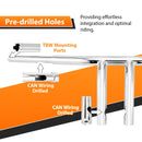 1996 - 2024 Harley - Davidson Dyna/Softail/Sportster Chrome 8" Rise T - Bar Handlebar - Mofun - 90101293