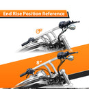 1996 - 2024 Harley - Davidson Dyna/Softail/Sportster Chrome 8" Rise T - Bar Handlebar - Mofun - 90101293