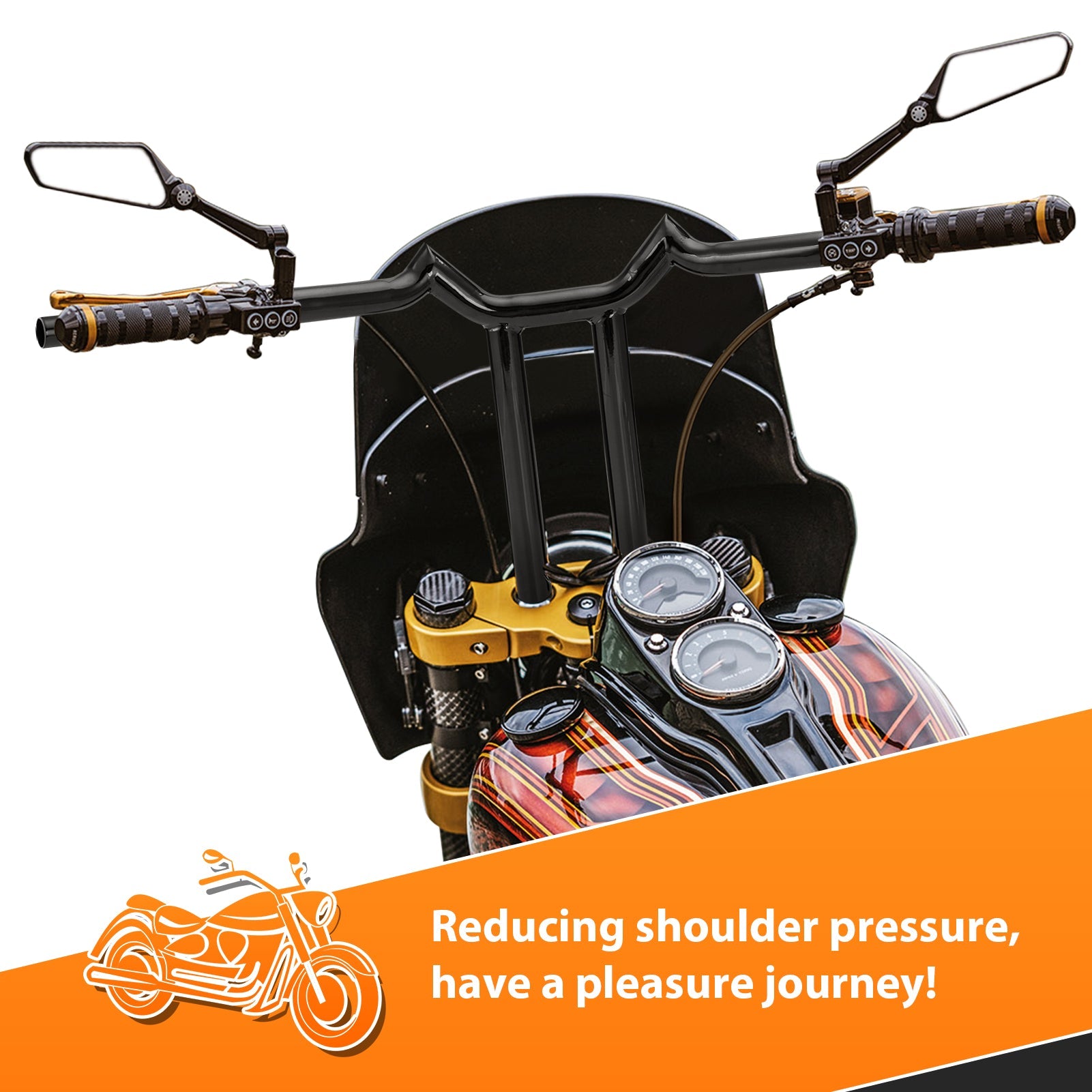 1996 - 2024 Harley - Davidson Dyna/Softail/Sportster Gloss Black 14