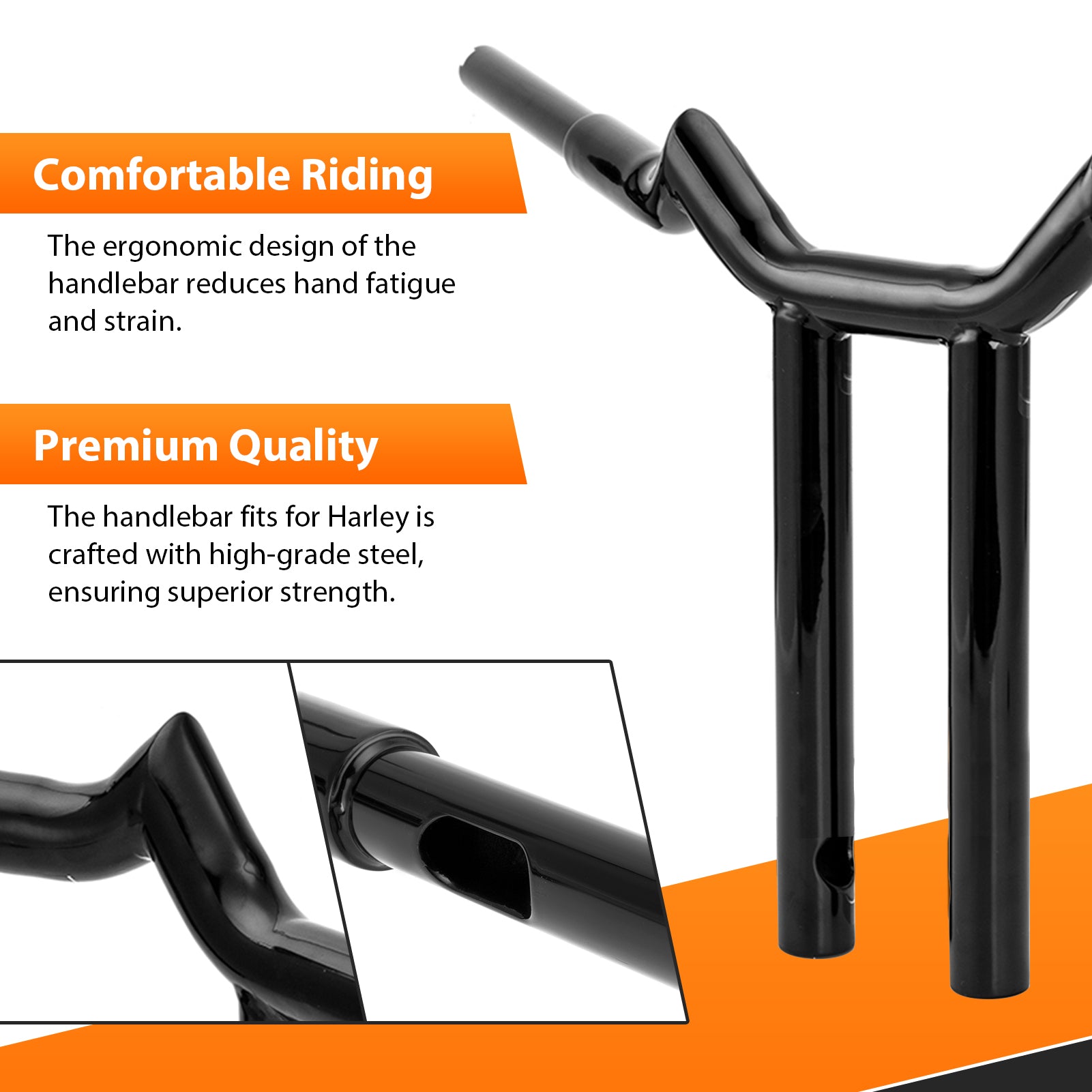 1996 - 2024 Harley - Davidson Dyna/Softail/Sportster Gloss Black 14