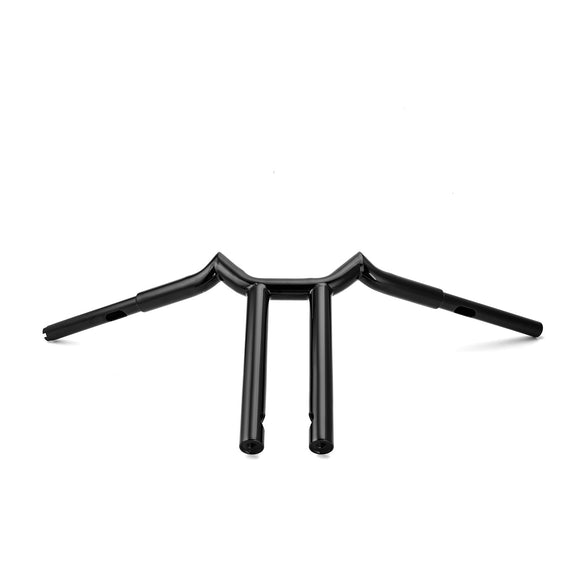 1996 - 2024 Harley - Davidson Dyna/Softail/Sportster Gloss Black 14" Sharp T - Bar Handlebar - Mofun - 90101636