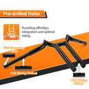 1996 - 2024 Harley - Davidson Dyna/Softail/Sportster Gloss Black 14" Sharp T - Bar Handlebar - Mofun - 90101636